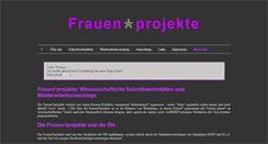 Desktop Screenshot of frauenprojekte.bagru.at